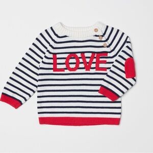 H&M FINE-KNIT SWEATER & Baby Heart Jeggings | Gap